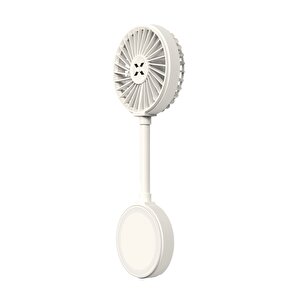 Manyetik Fan Şarj Edilebilir 3 Kademeli 5800 Rpm Mıknatıslı Magsafe Telefon Vantilatörü Beyaz X6104