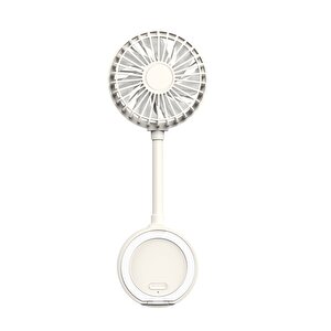 Manyetik Fan Şarj Edilebilir 3 Kademeli 5800 Rpm Mıknatıslı Magsafe Telefon Vantilatörü Beyaz X6104