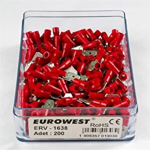 0,50-1,50mm İzoleli Erkek Faston Tip Kablo Ucu ( 1 Kutu 200 Adet )