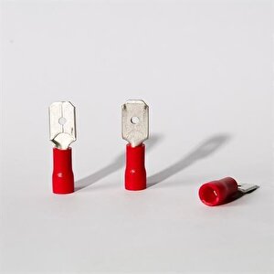 0,50-1,50mm İzoleli Erkek Faston Tip Kablo Ucu ( 1 Kutu 200 Adet )