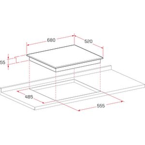 Termikel Ankastre Ocak Bh P7194c B