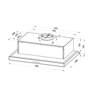 Ankastre Davlumbaz Kochia Ww60