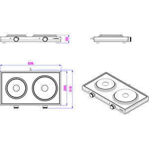 Termikel Setüstü Ocak Th G4200c B