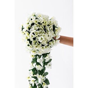 Yapay Çiçek Sarkan Begonvil Çiçeği 75 Cm 22 Dal Mor