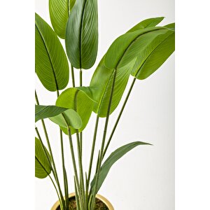 Yapay Starliçe Ağacı 120 Cm Krem Gold Saksı