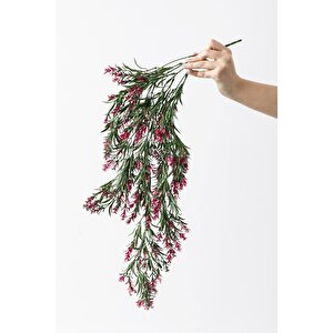 Yapay Sarmaşık Uv Korumalı Küpe Yeşil Pembe 80 Cm 5 Dal