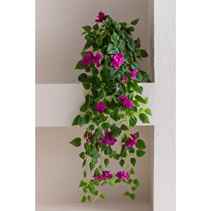 Yapay Sarmaşık Begonvil Mor 100 Cm 8 Dal