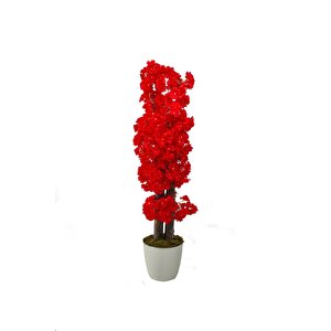 Yapay Bahar Dalı Ağacı Kırmızı 100 Cm