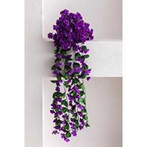 Yapay Begonvil Çiçeği 75 Cm Mor 22 Dal