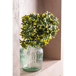 Yapay Şefrole Demeti Sarı Yeşil 60 Cm 24 Dal(uv)