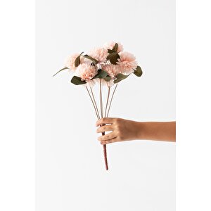 Yapay Kasımpatı Çiçeği Somon 40 Cm 7 Dal
