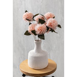 Yapay Kasımpatı Çiçeği Somon 40 Cm 7 Dal