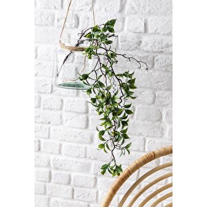 Yapay Sarmaşık Çay Uv Korumalı Yeşil 75 Cm 5 Dal