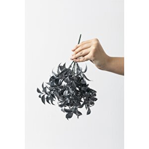 Yapay Limon Yaprağı Demeti Gri 30 Cm 7 Dal(uv)