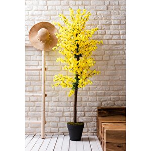 Yapay Bahar Dalı Ağacı Sarı 180 Cm 81 Dal