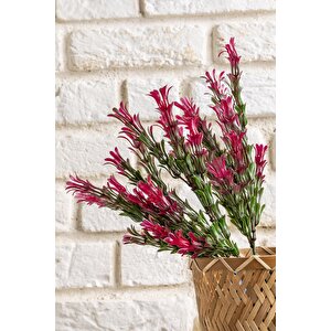 Yapay Latus Demeti Yeşil Pembe 35 Cm 5 Dal(uv)
