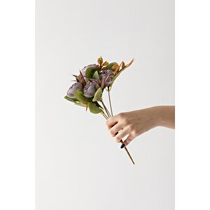 Yapay Şakayık Demeti 30 Cm 6 Dal Mor