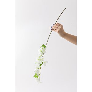 Yapay Begonvil Dalı 80 Cm Beyaz