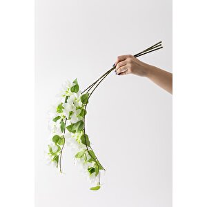 Yapay Begonvil Dalı 80 Cm Beyaz