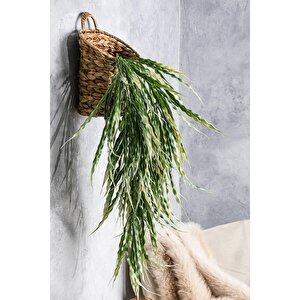 Yapay Sarmaşık Sazlık Yeşil Krem 90 Cm 5 Dal