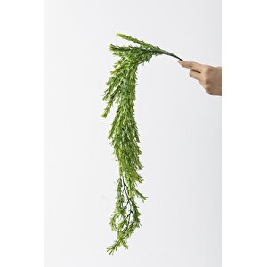 Yapay Püsküllü Sarmaşık Uv Korumalı Yeşil 80 Cm 5 Dal