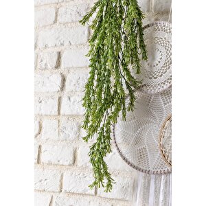 Yapay Püsküllü Sarmaşık Uv Korumalı Yeşil 80 Cm 5 Dal