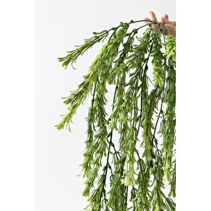 Yapay Püsküllü Sarmaşık Uv Korumalı Yeşil 80 Cm 5 Dal