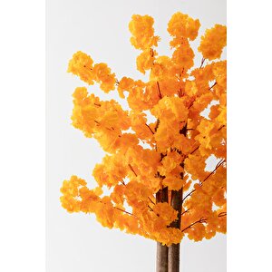 Yapay Bahar Dalı Ağacı Turuncu 130 Cm