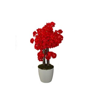 Yapay Bahar Dalı Ağacı Kırmızı 70 Cm