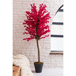 Yapay Bahar Dalı Ağacı Fuşya 180 Cm 81 Dal