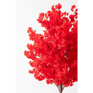 Yapay Bahar Dalı Ağacı Kırmızı 200 Cm 72 Dal