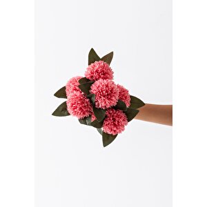 Yapay Kasımpatı Çiçeği Pembe 40 Cm 7 Dal