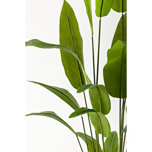 Yapay Starliçe Ağacı 160 Cm Siyah Gümüş Metal Saksı