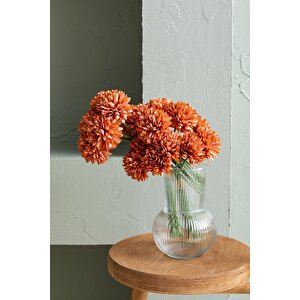 Yapay Kasımpatı Çiçeği Turuncu 25 Cm 7 Dal