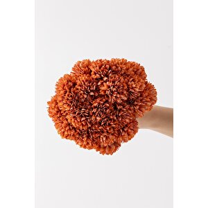 Yapay Kasımpatı Çiçeği Turuncu 25 Cm 7 Dal