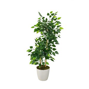 Yapay Benjamin Ağacı Bambu Gövdeli 100 Cm