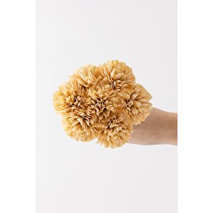 Yapay Kasımpatı Çiçeği Sarı 25 Cm 7 Dal