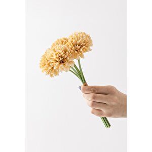 Yapay Kasımpatı Çiçeği Sarı 25 Cm 7 Dal