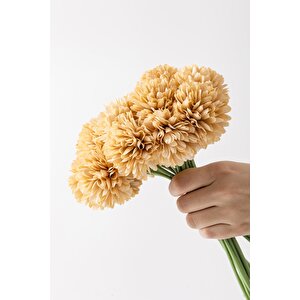 Yapay Kasımpatı Çiçeği Sarı 25 Cm 7 Dal