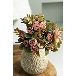 Yapay Şakayık Demeti 30 Cm 6 Dal Pembe