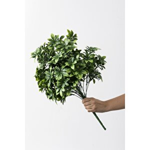 Yapay Şefrole Demeti Yeşil 60 Cm 24 Dal(uv)