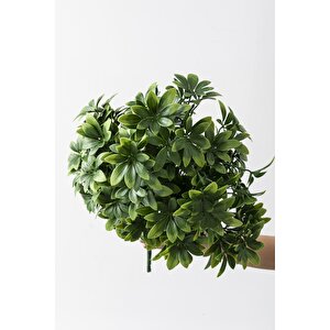 Yapay Şefrole Demeti Yeşil 60 Cm 24 Dal(uv)