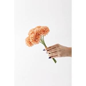 Yapay Kasımpatı Çiçeği Somon 25 Cm 7 Dal