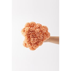 Yapay Kasımpatı Çiçeği Somon 25 Cm 7 Dal