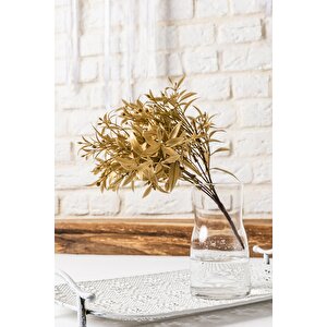 Yapay Zeytin Demeti Gold 30 Cm 5 Dal(uv)