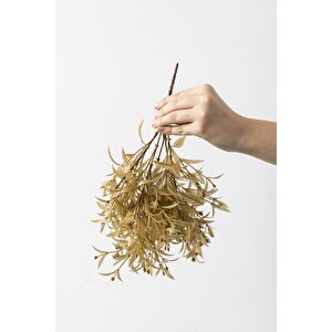 Yapay Zeytin Demeti Gold 30 Cm 5 Dal(uv)