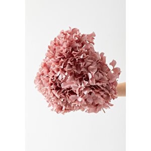 Yapay Vazo Çiçeği Ortanca 75 Cm 5 Dal Pembe