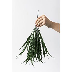 Yapay Saz Demeti Koyu Yeşil 50 Cm 7 Dal(uv)