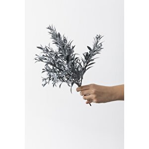 Yapay Zeytin Demeti Gri 35 Cm 5 Dal(uv)