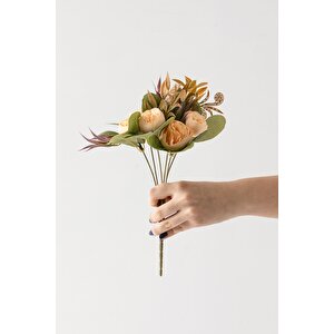 Yapay Şakayık Demeti 30 Cm 6 Dal Somon